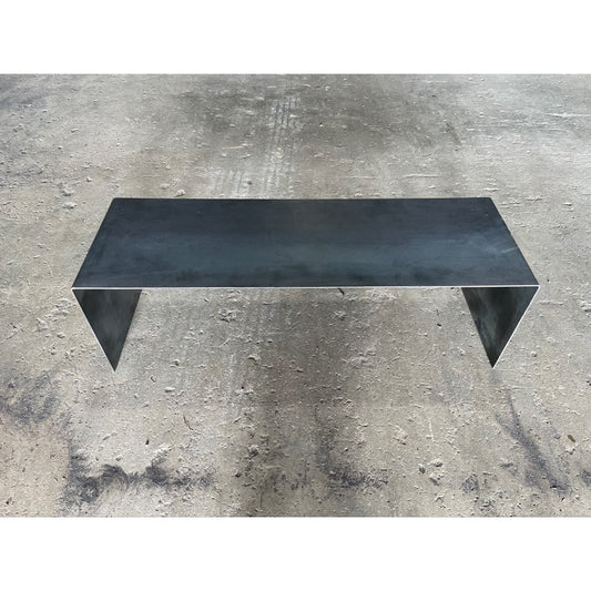 One Piece Metal Bench